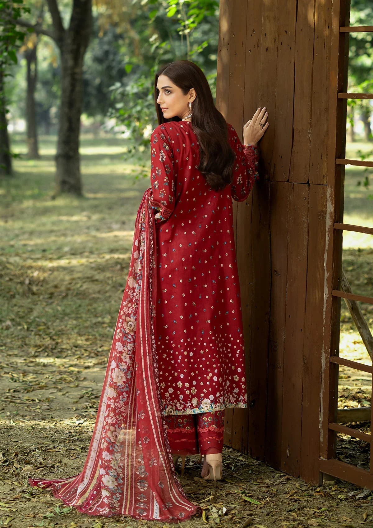 Elaf  Unstitched Suits 3Pc MARJAAN