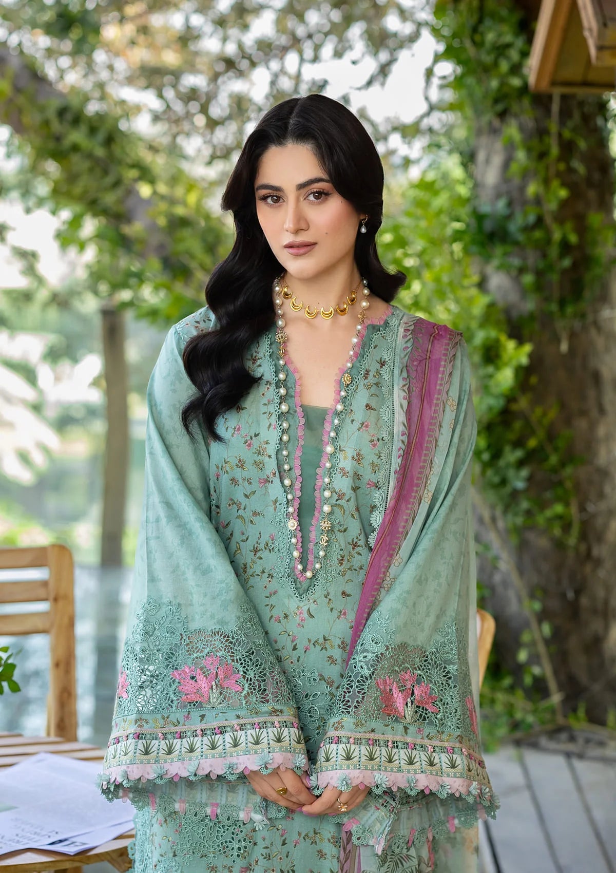 Elaf  Unstitched Suits 3Pc NAYAB