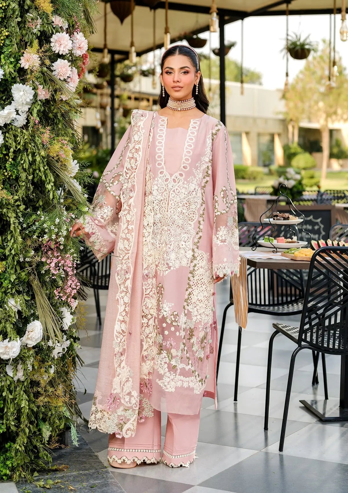 Elaf Embroidered Lawn Suits Unstitched 3 Piece MY ROSE