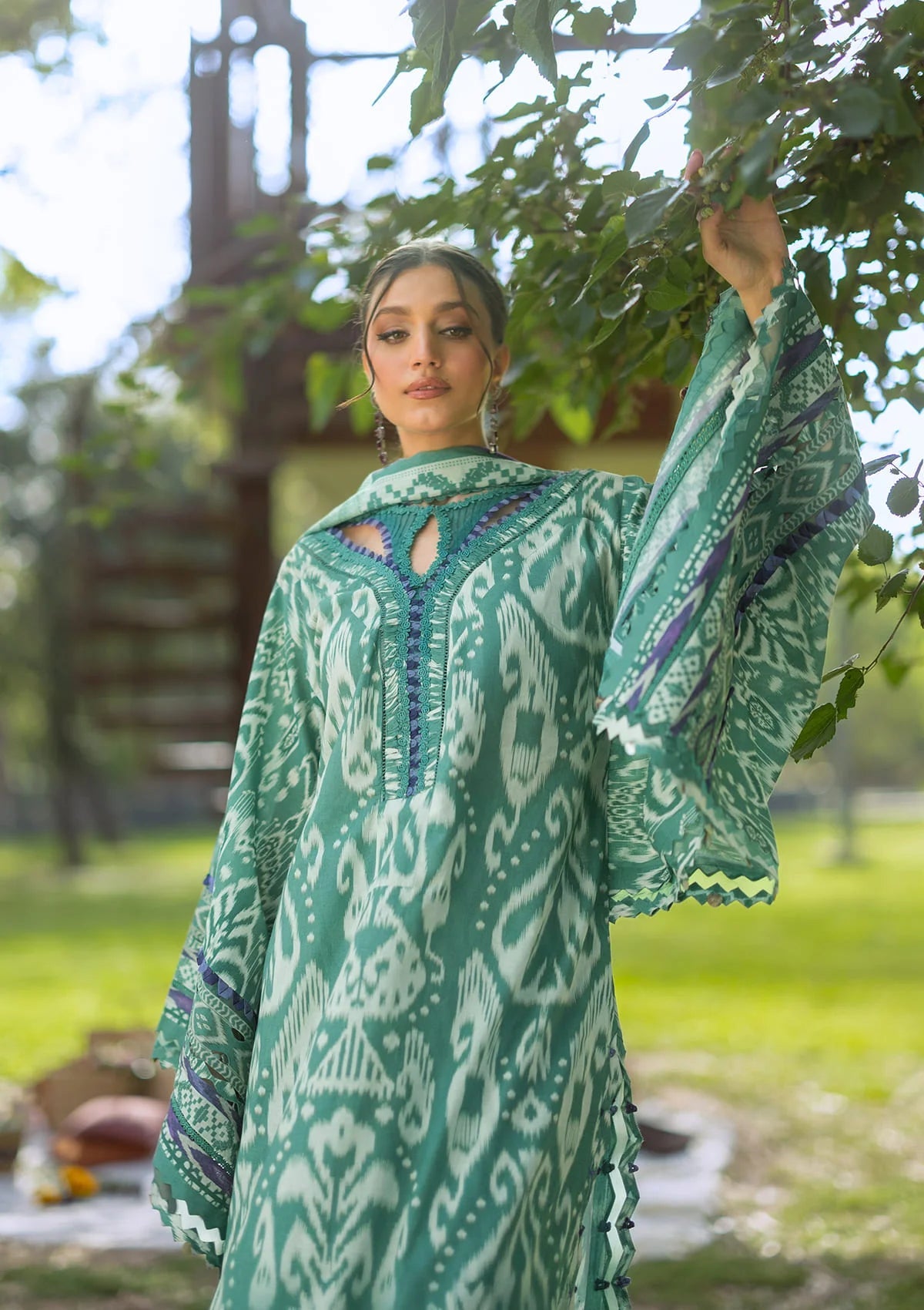 Elaf - Lawn Collection Unstitched  - EPB-1A NIA MARE
