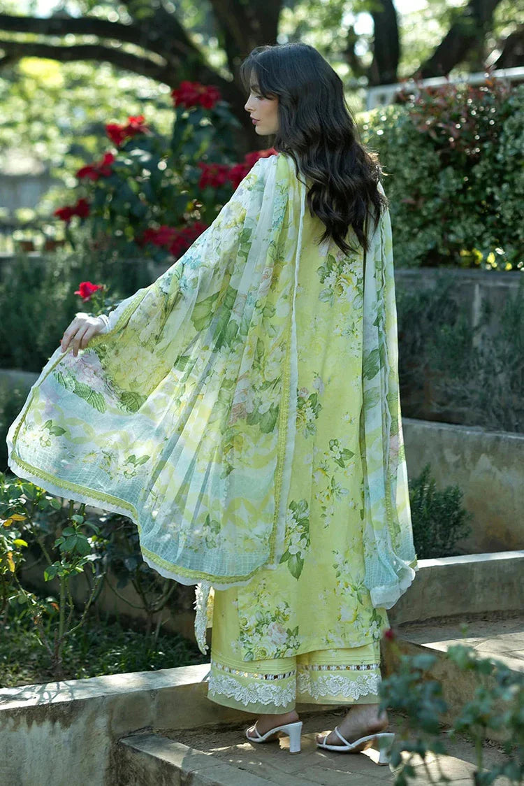 Elaf - Lawn Collection Unstitched  - ESA-7A IVORY SEASON