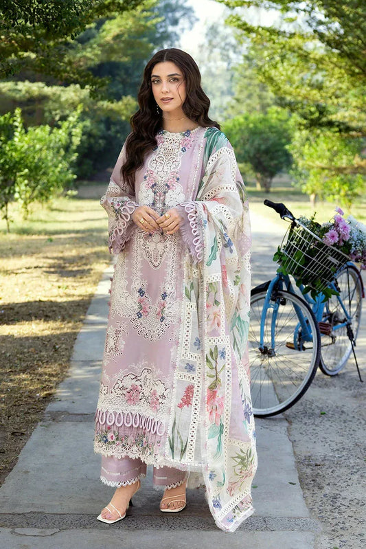 Elaf - Lawn Collection Unstitched  - ELY-1A MAISON PINK