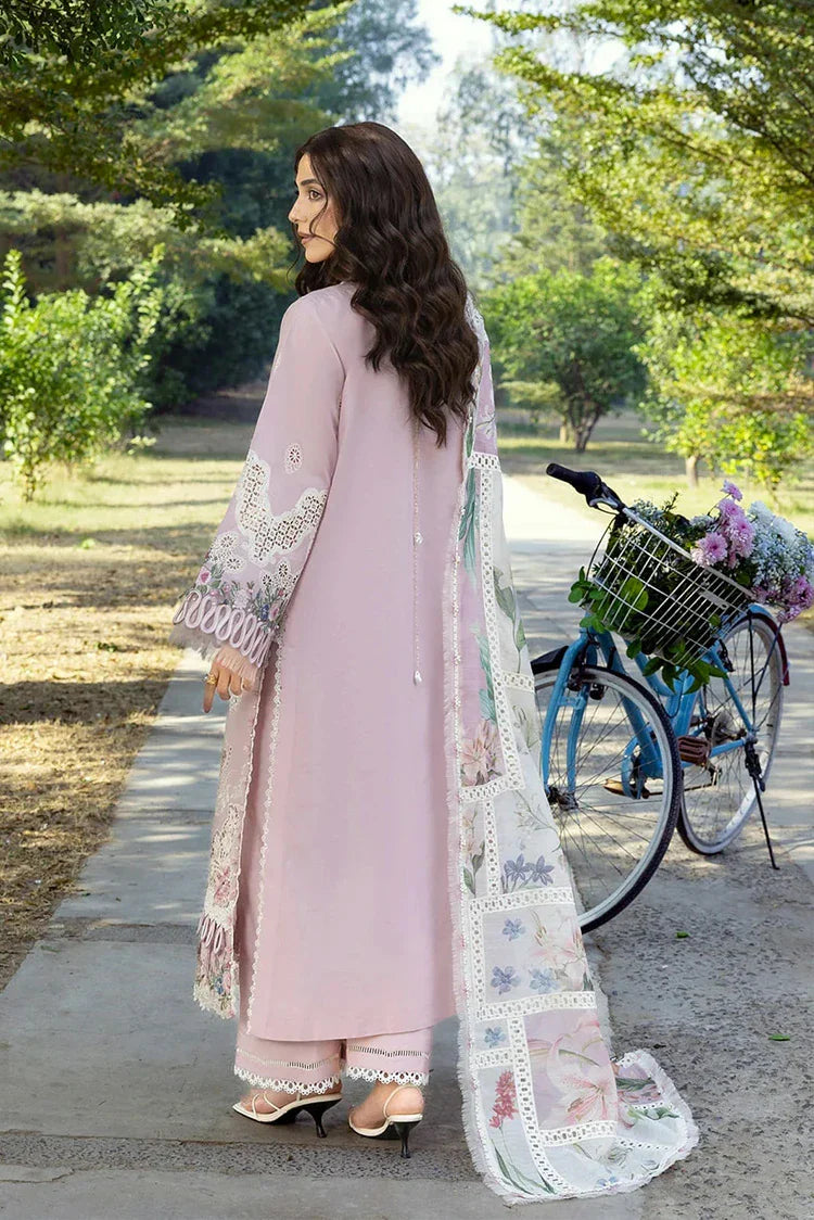 Elaf - Lawn Collection Unstitched  - ELY-1A MAISON PINK