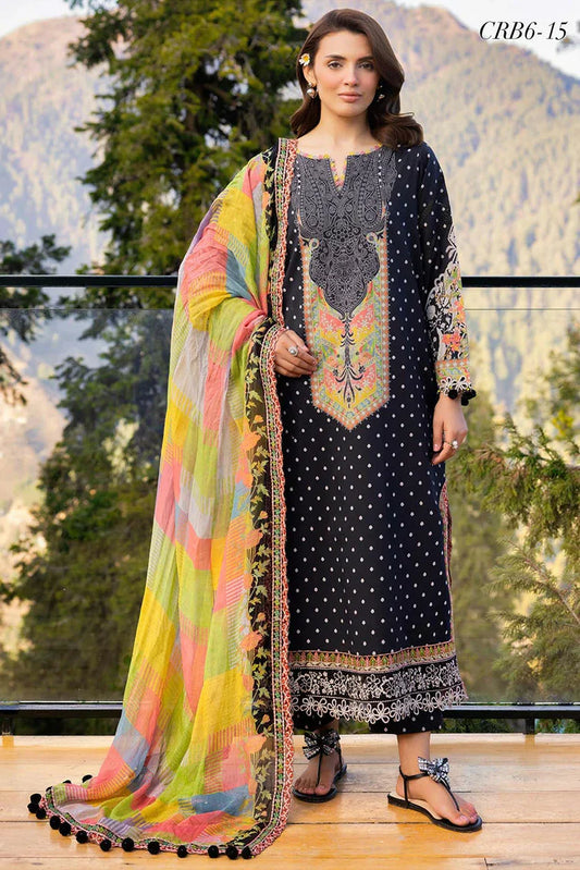 Charizma Unstitched Lawn Collection Vol 2 CRB6-15