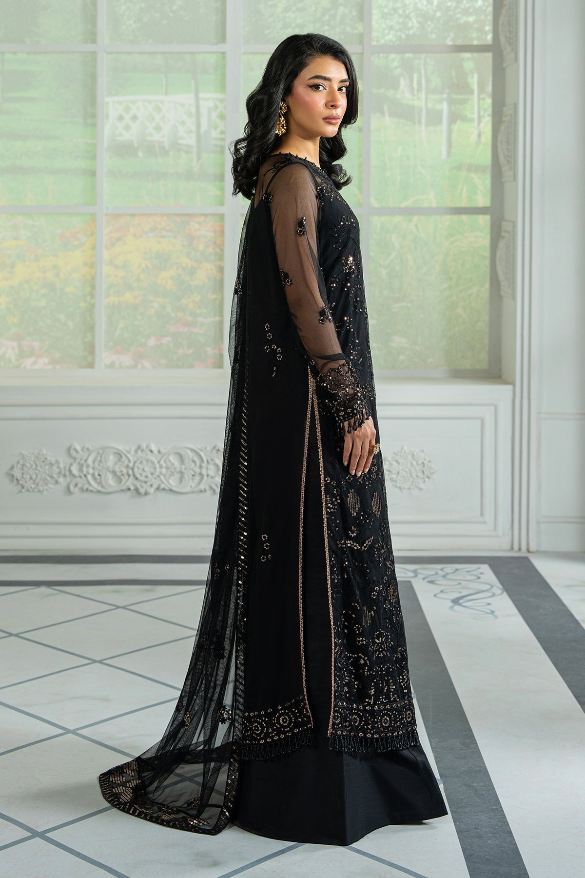 Zarif Embroidered Raw Silk Unstitched 3Pc Suit ZRI-05 BEYZA