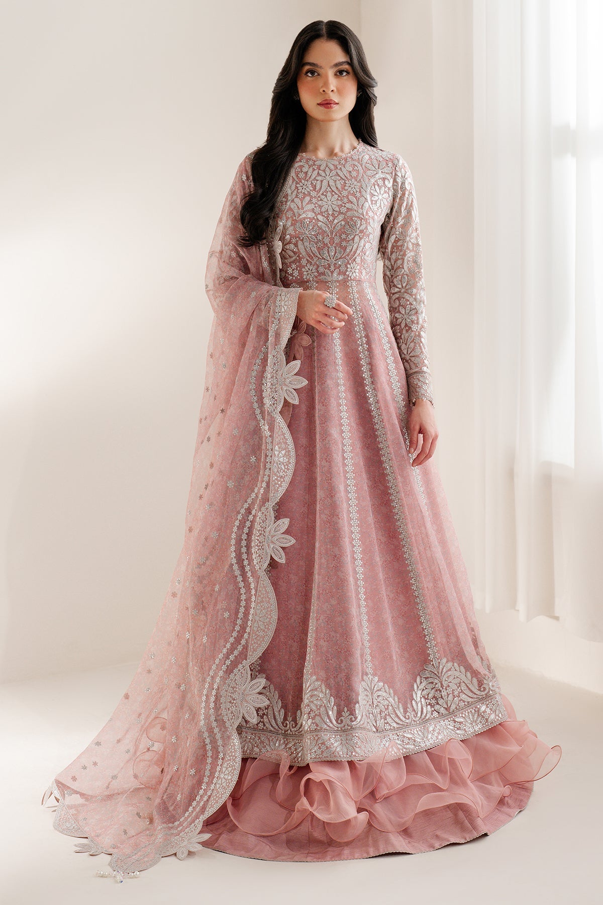 JAZMIN EMBROIDERED CHIFFON UC-3079