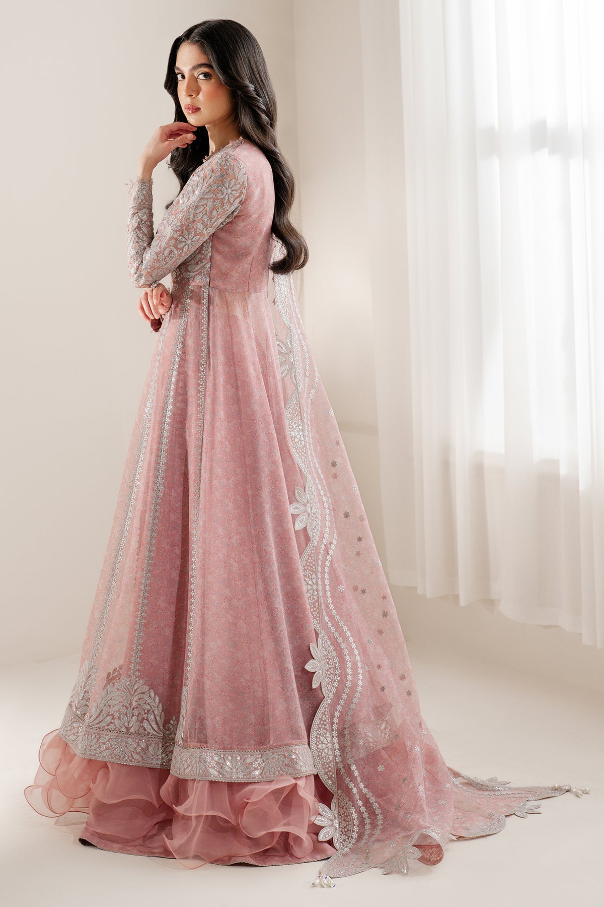 JAZMIN EMBROIDERED CHIFFON UC-3079