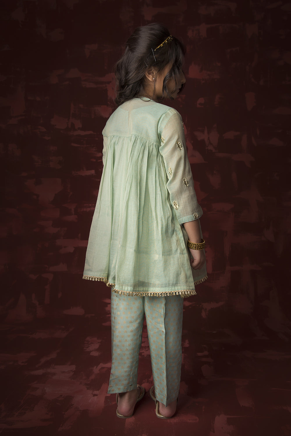 Senorita  | Green & Gold | Formal 3 Piece Suit |