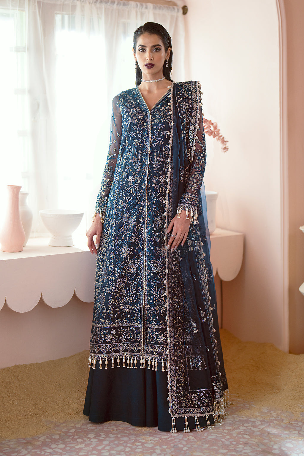 Ayzel Mela ORGANZA EMBROIDERED