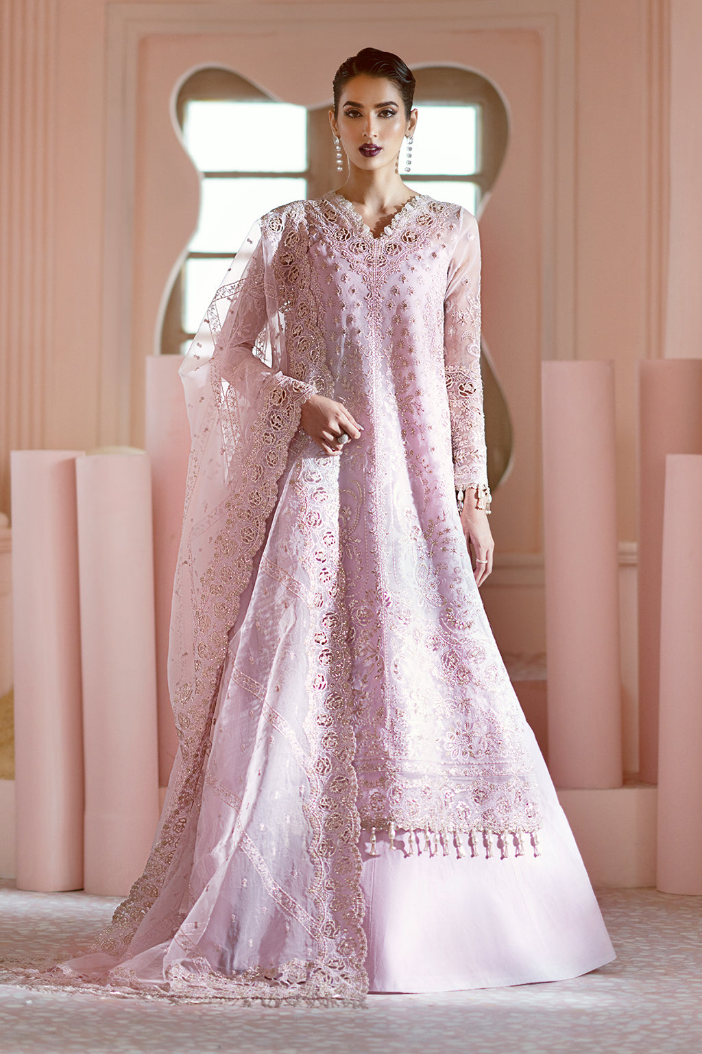 Ayzel CORA Luminara Embroidered Organza
