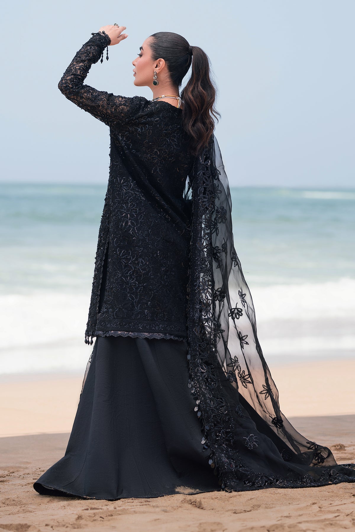 Kamari By Emaan Adeel Embroidered Organza Suit Unstitched 3 Piece Cassandra
