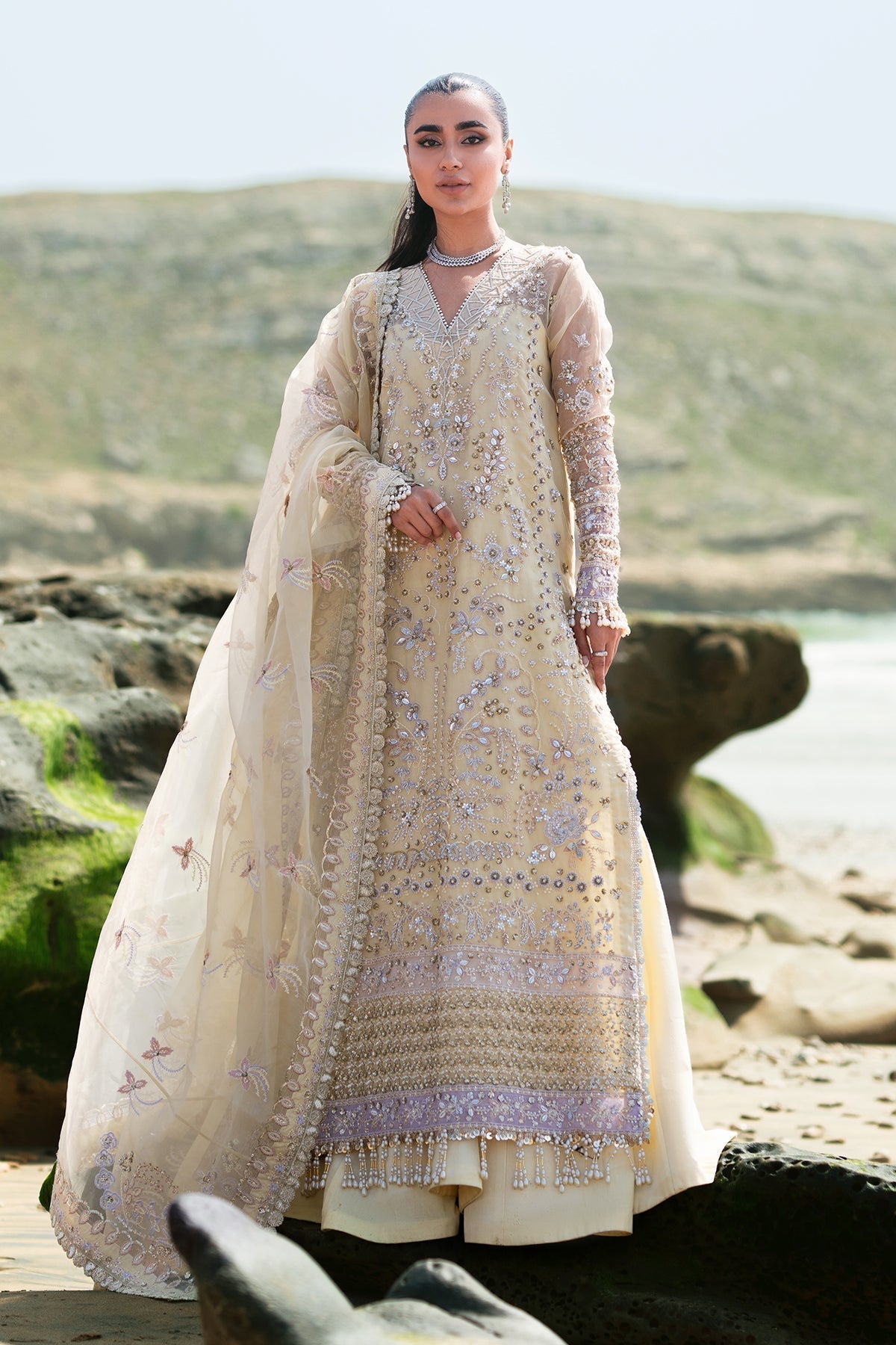 Reveuse By Emaan Adeel Unstitched 3 Piece Wedding Formals Collection'2024