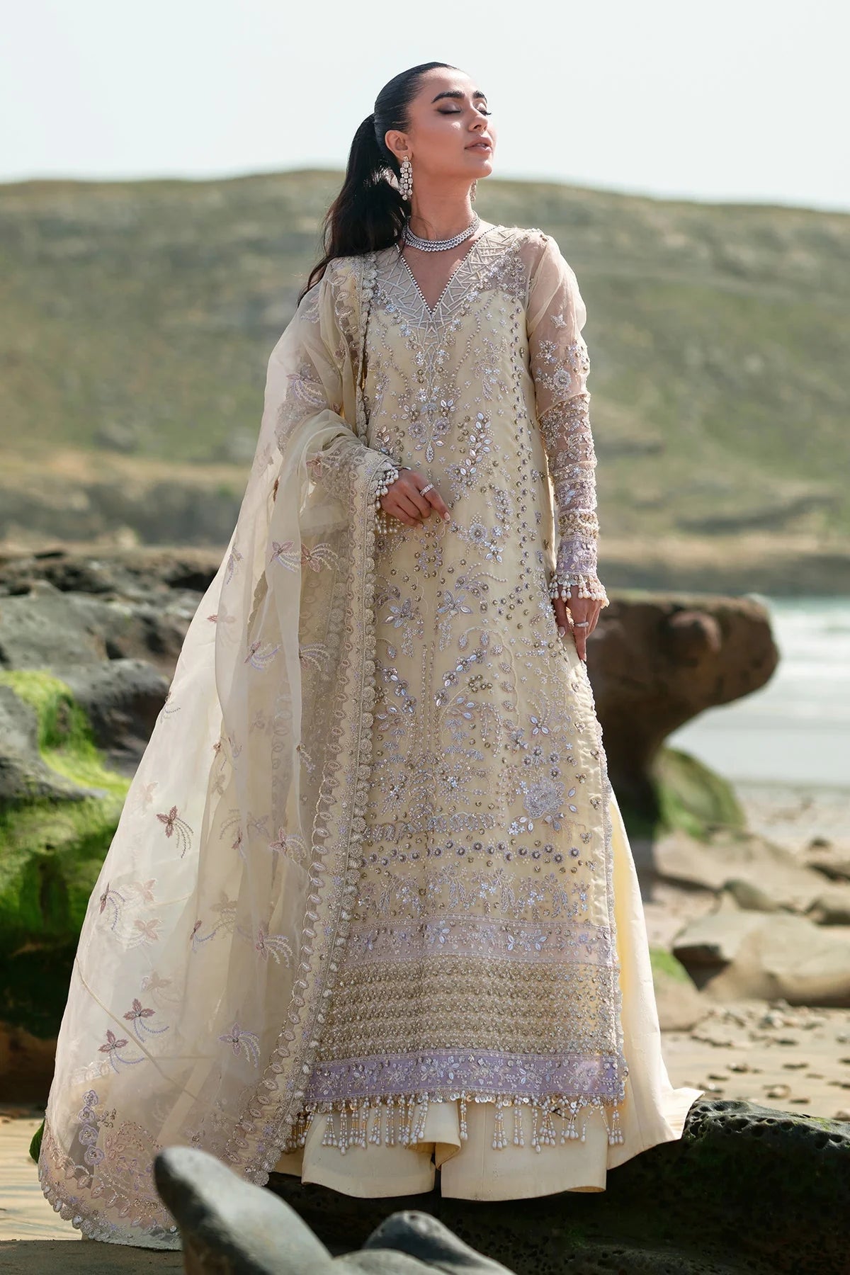 Reveuse By Emaan Adeel Unstitched 3 Piece Wedding Formals Collection'2024