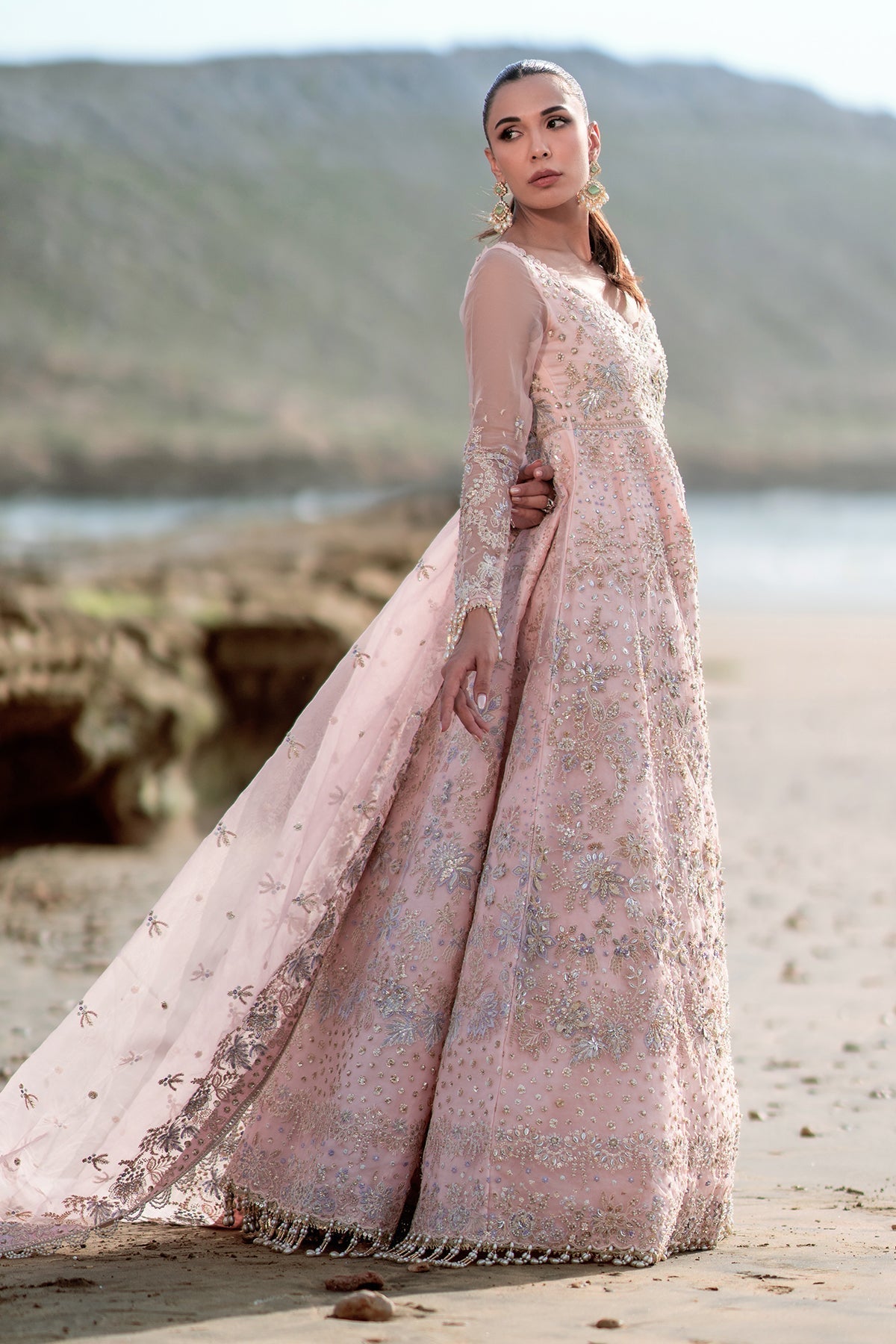 Kamari By Emaan Adeel Embroidered Organza Suit Unstitched 3 Piece Amour