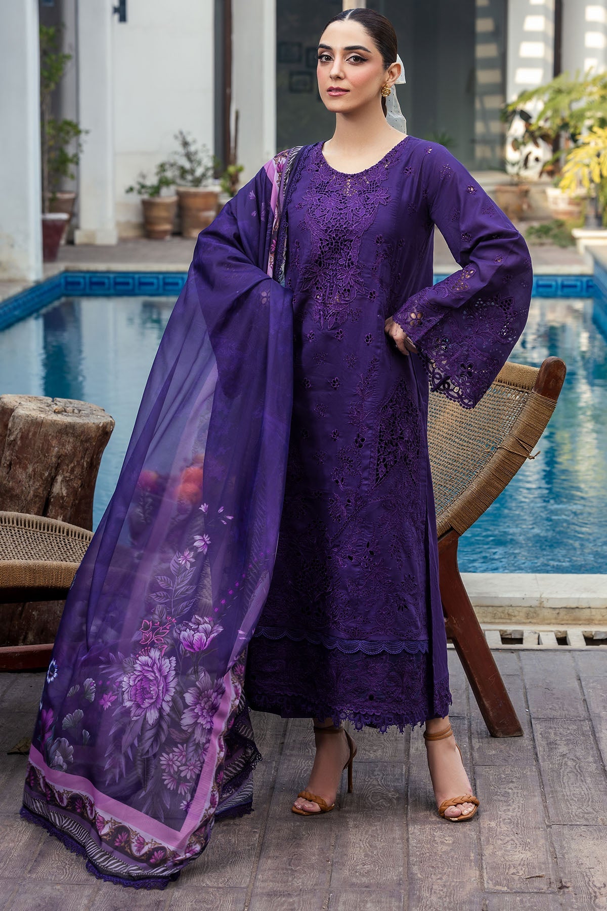 Motifz MIREILLE EMBROIDERED LAWN UNSTITCHED