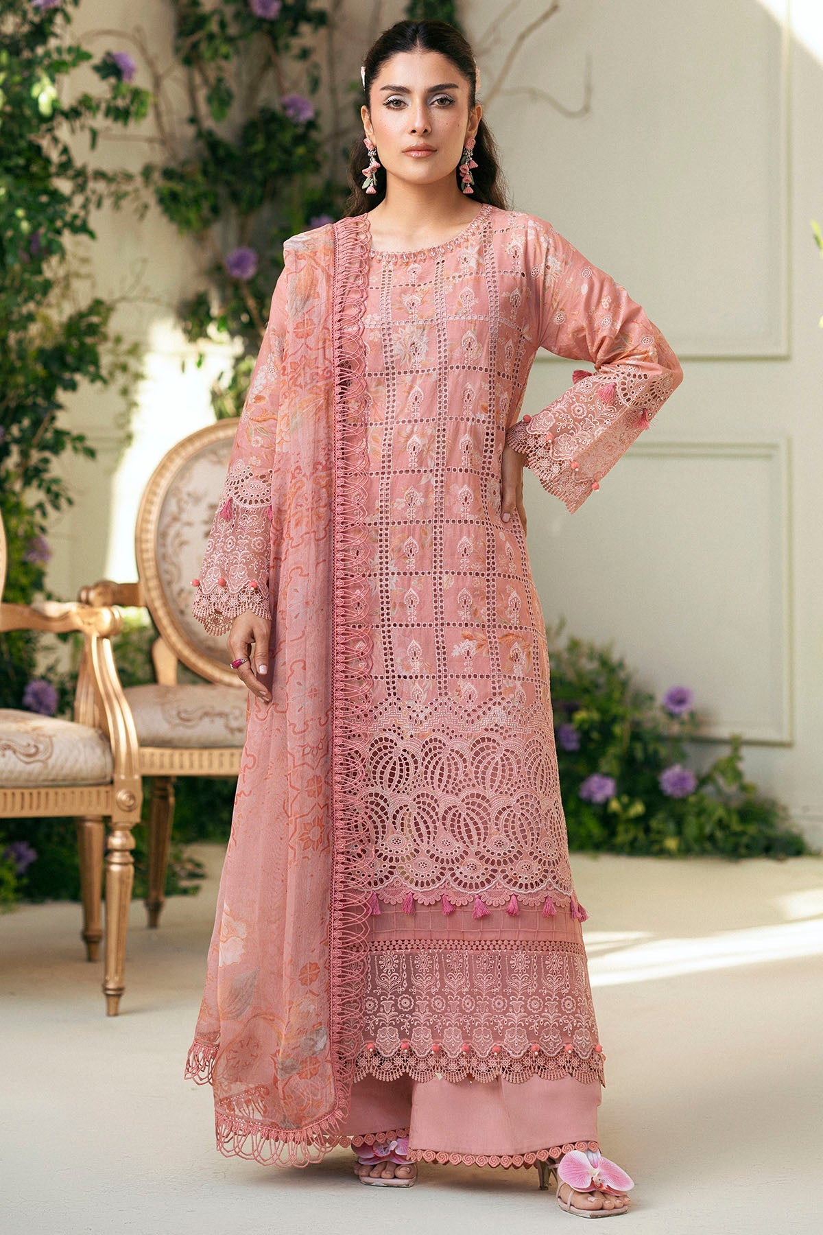 LOTUS EMBROIDERED LAWN UNSTITCHED