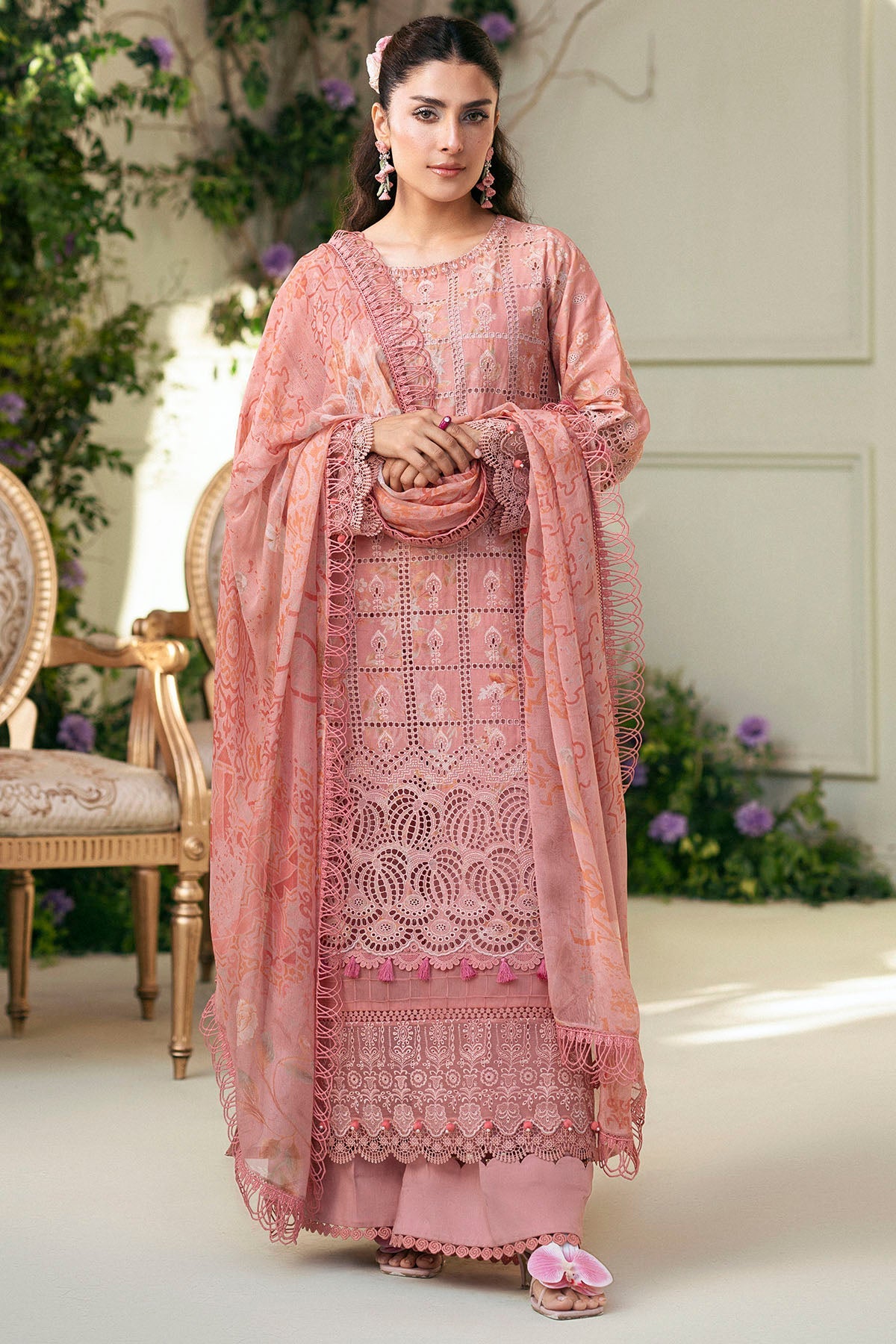 LOTUS EMBROIDERED LAWN UNSTITCHED