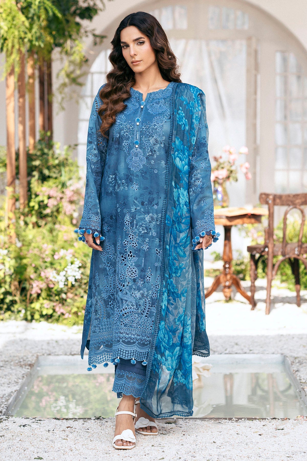 LILLY EMBROIDERED LAWN UNSTITCHED Motifz