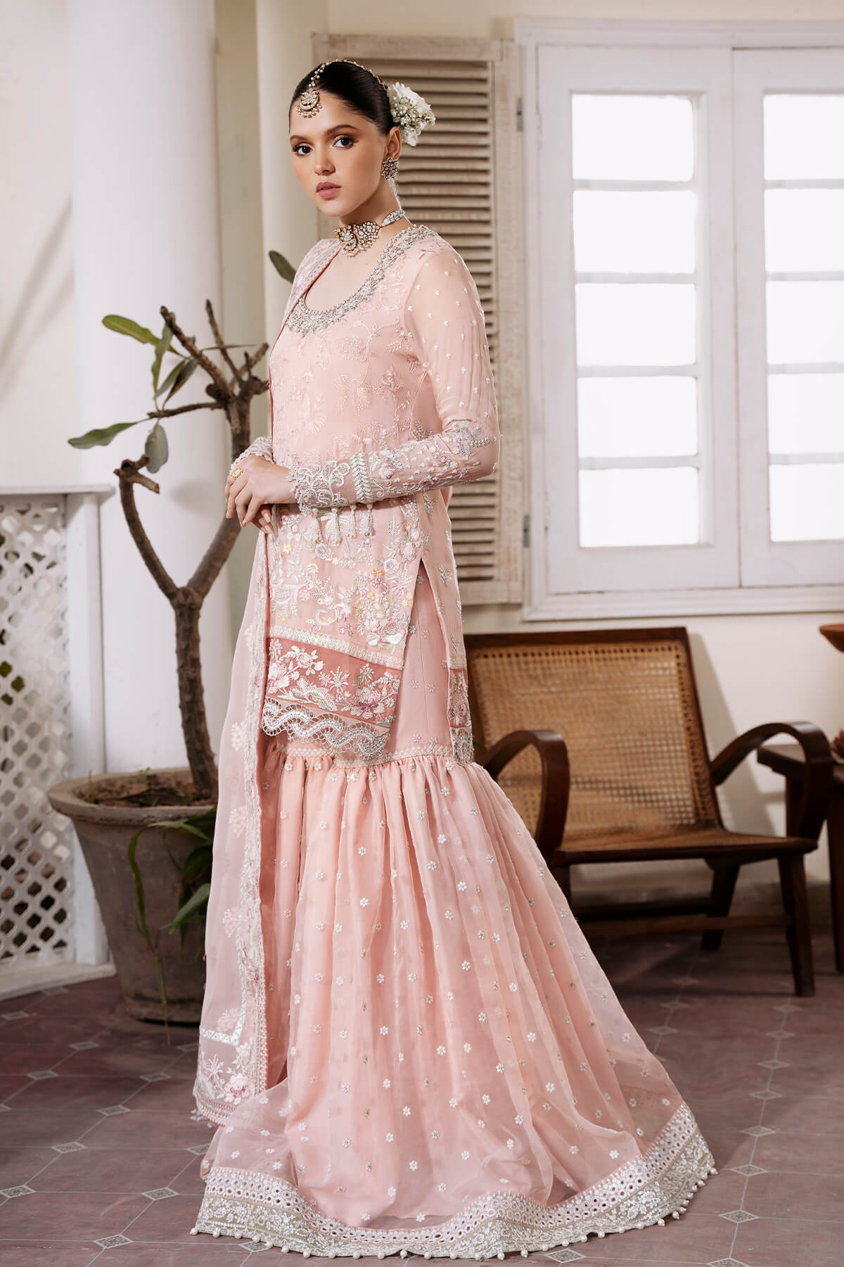 imrozia serene  Rosee unstitched 3pc Embroidered chiffon