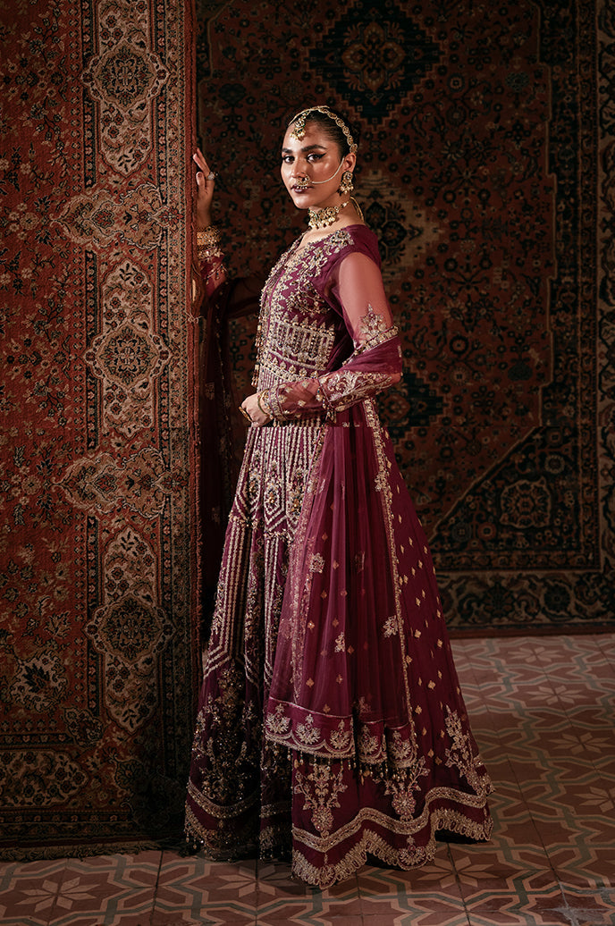 Saanjh Organza Embroidered collection By Razab - Tishnagi (SJH-05)