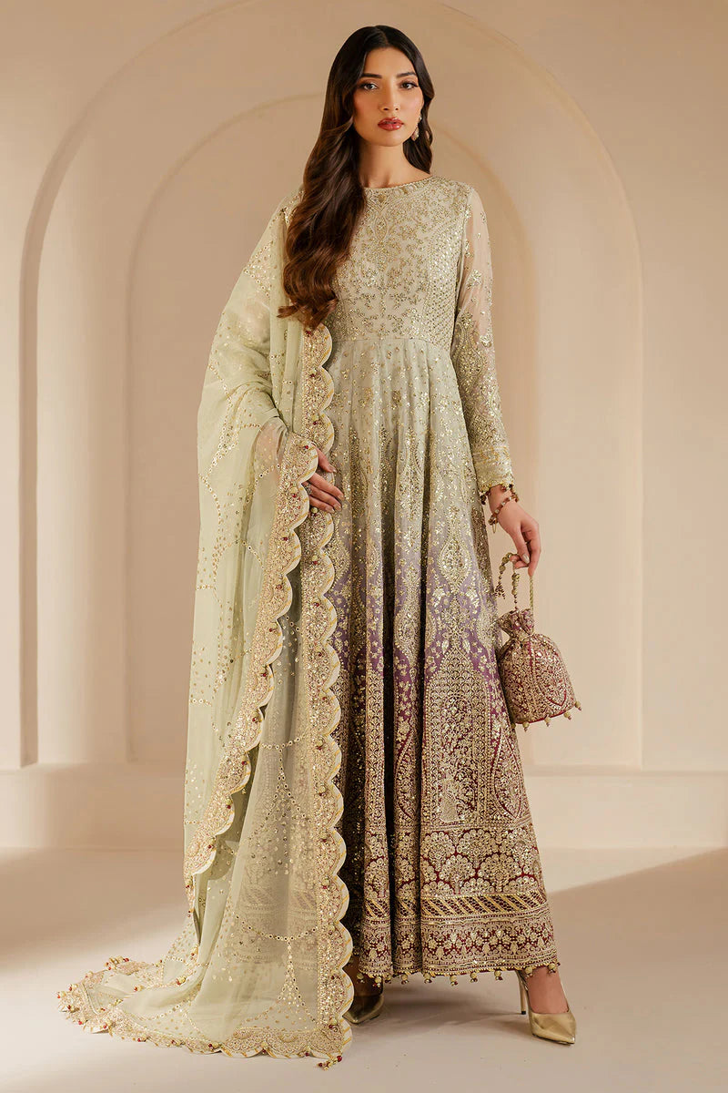 Jazmin Wedding Formal Embroidered Chiffon Unstitched 3Pc