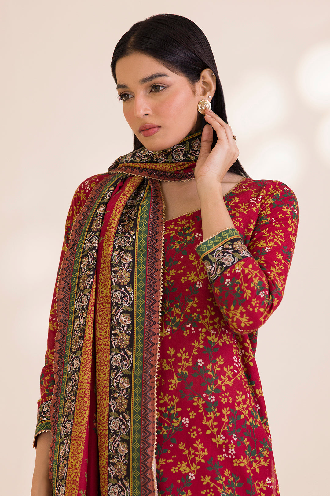 ZELLBURY Shirt Shalwar Dupatta cotton
