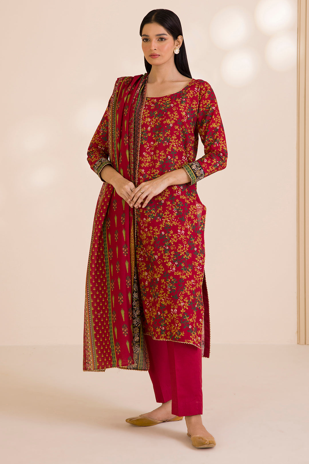 ZELLBURY Shirt Shalwar Dupatta cotton