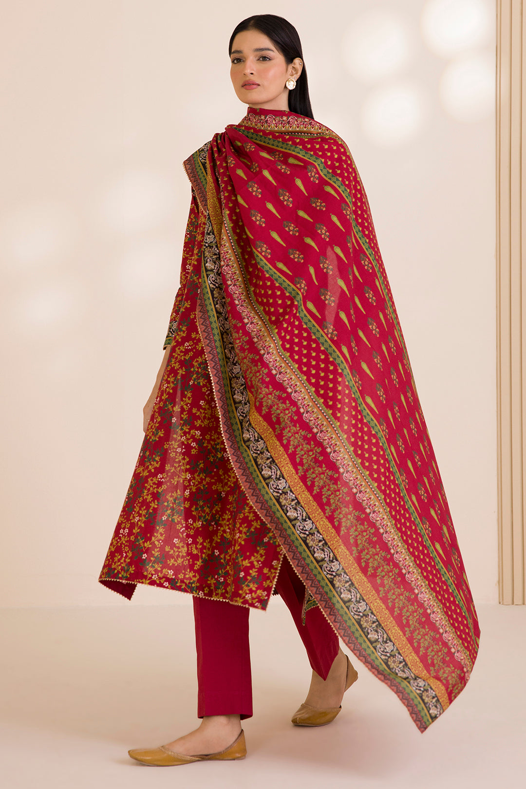 ZELLBURY Shirt Shalwar Dupatta cotton