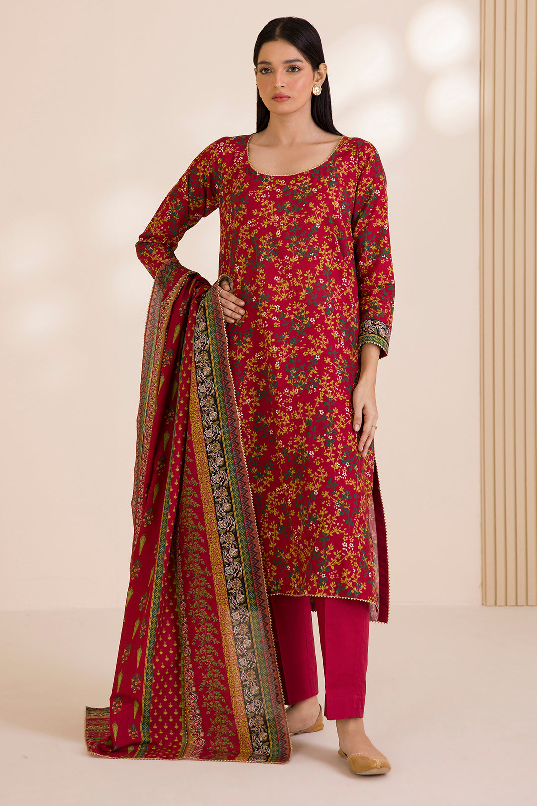 ZELLBURY Shirt Shalwar Dupatta cotton