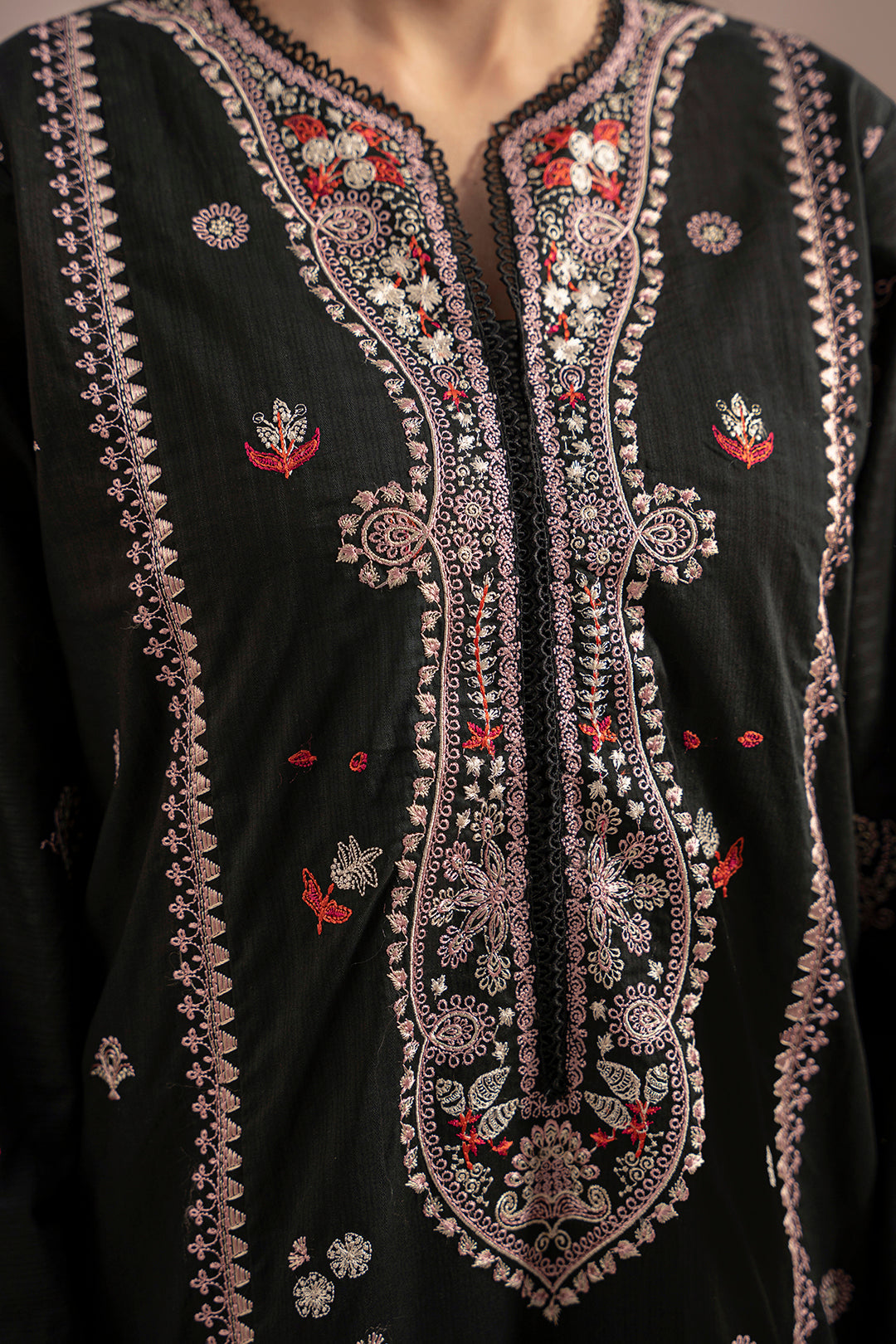 ZELLBURY Embroidered Shirt Shalwar Dupatta Cambric