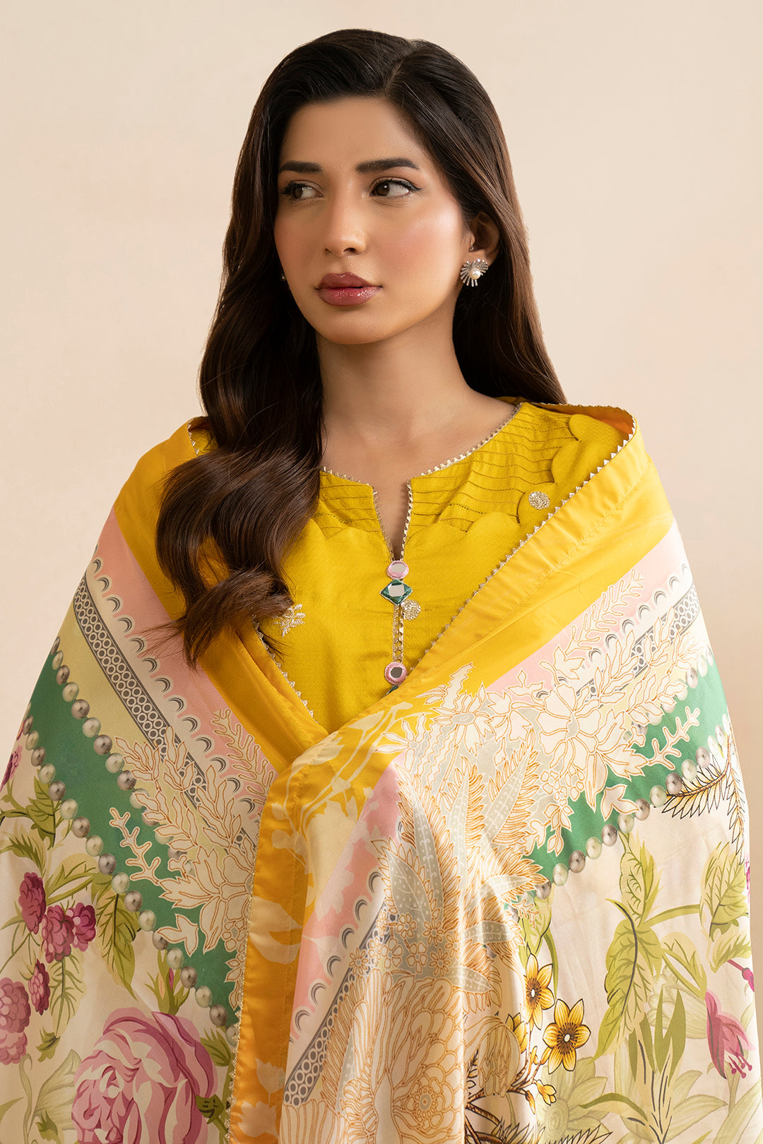 ZELLBURY Embroidered Shirt Shalwar Dupatta