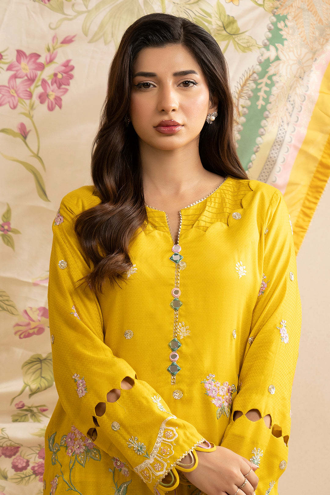 ZELLBURY Embroidered Shirt Shalwar Dupatta
