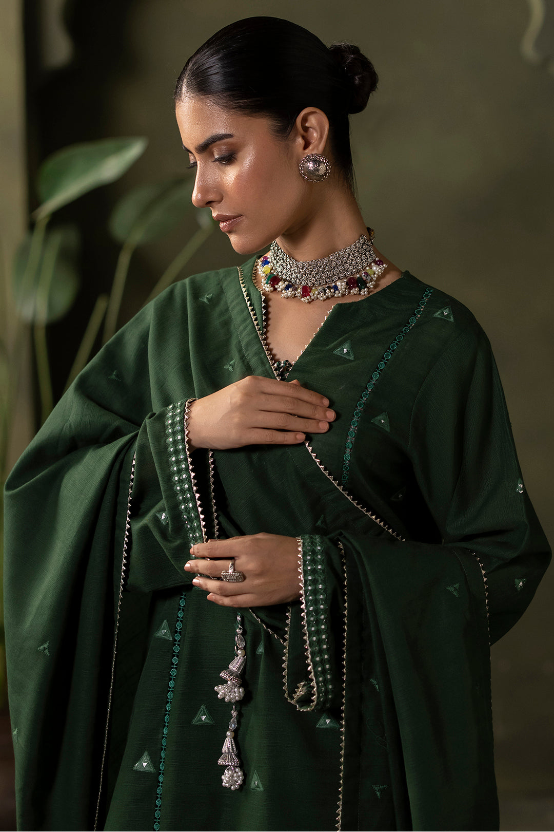 ZELLBURY Shirt Shalwar Dupatta KHADDAR