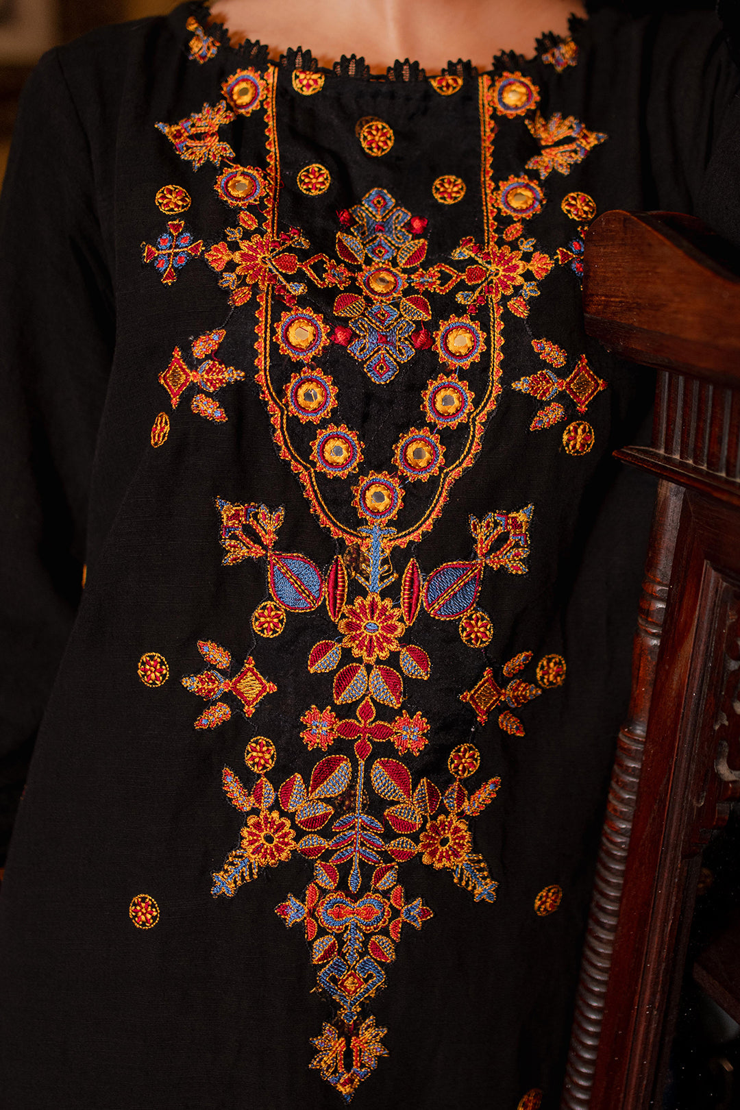 ZELLBURY Embroidered Shirt Shalwar Dupatta Khaddar (Copy)