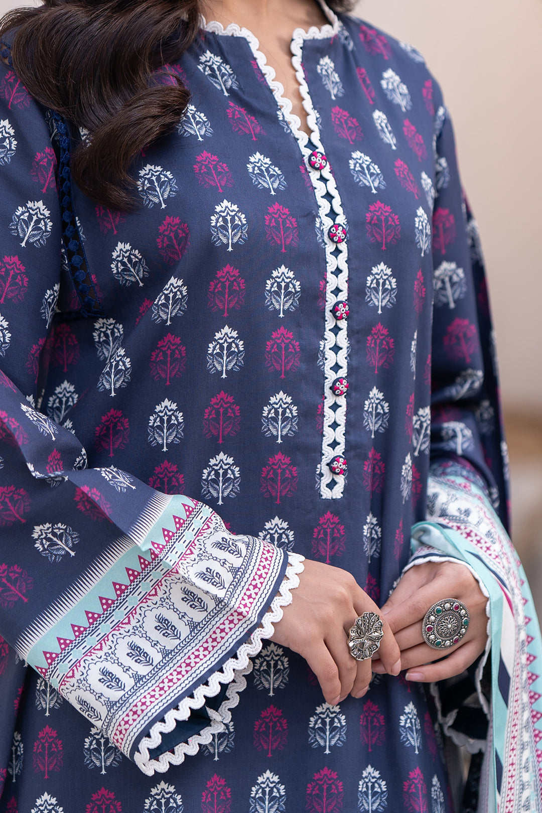 ZELLBURY Shirt Shalwar Dupatta Cotail 2PC