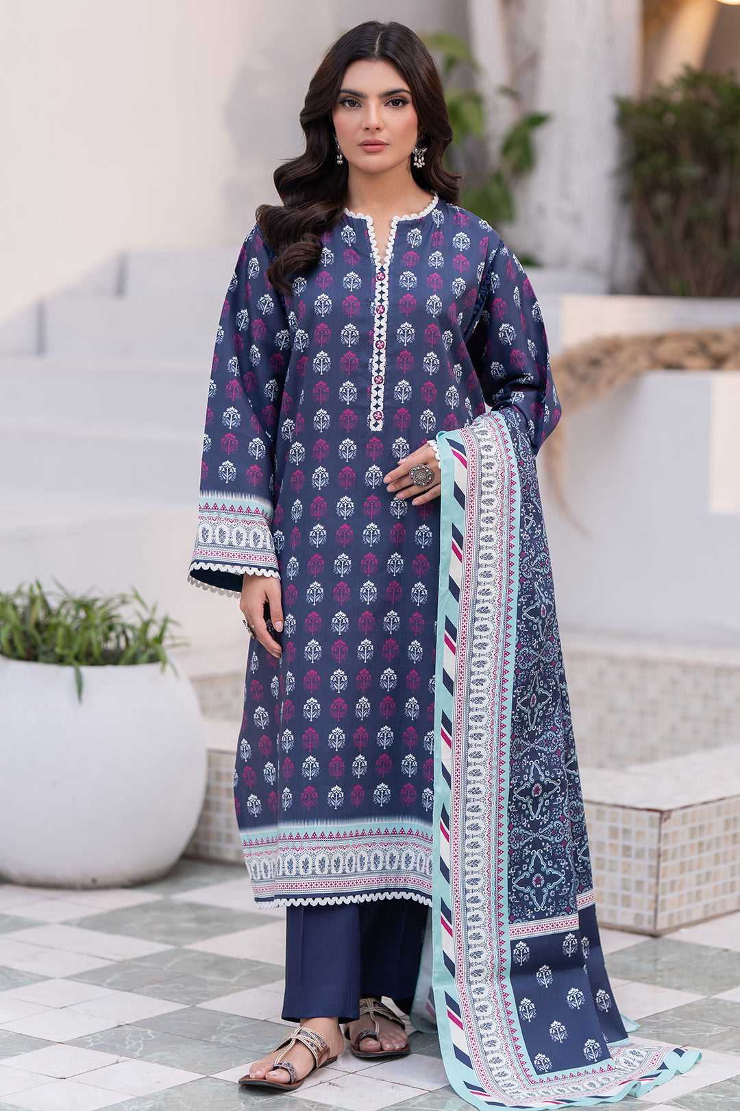 ZELLBURY Shirt Shalwar Dupatta Cotail 2PC