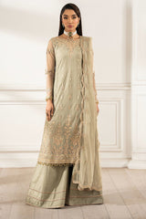 Zarif Embroidered Raw Silk Unstitched 3Pc Suit Z-01 LEILA