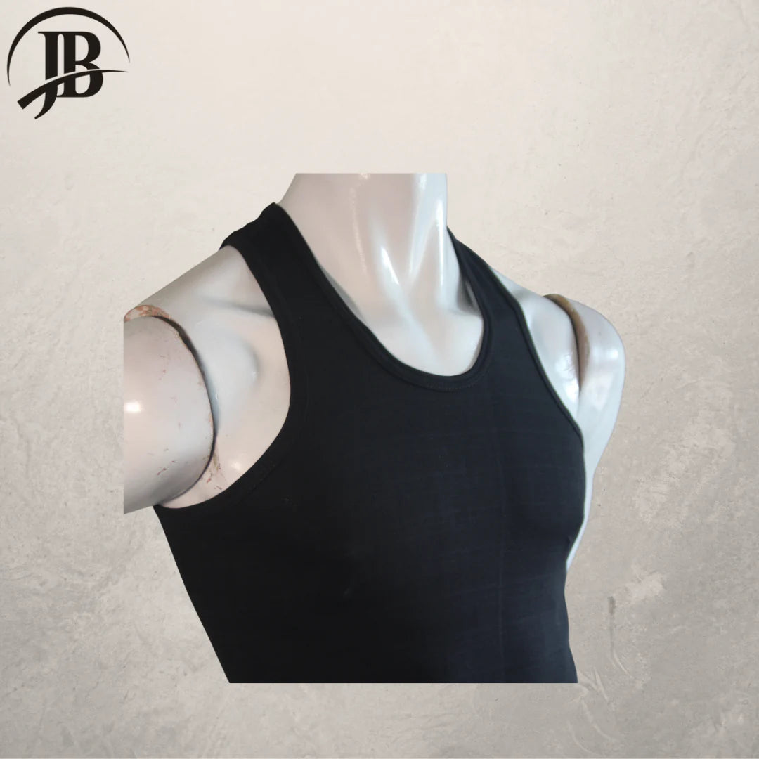sleeveless vest (BLACK)