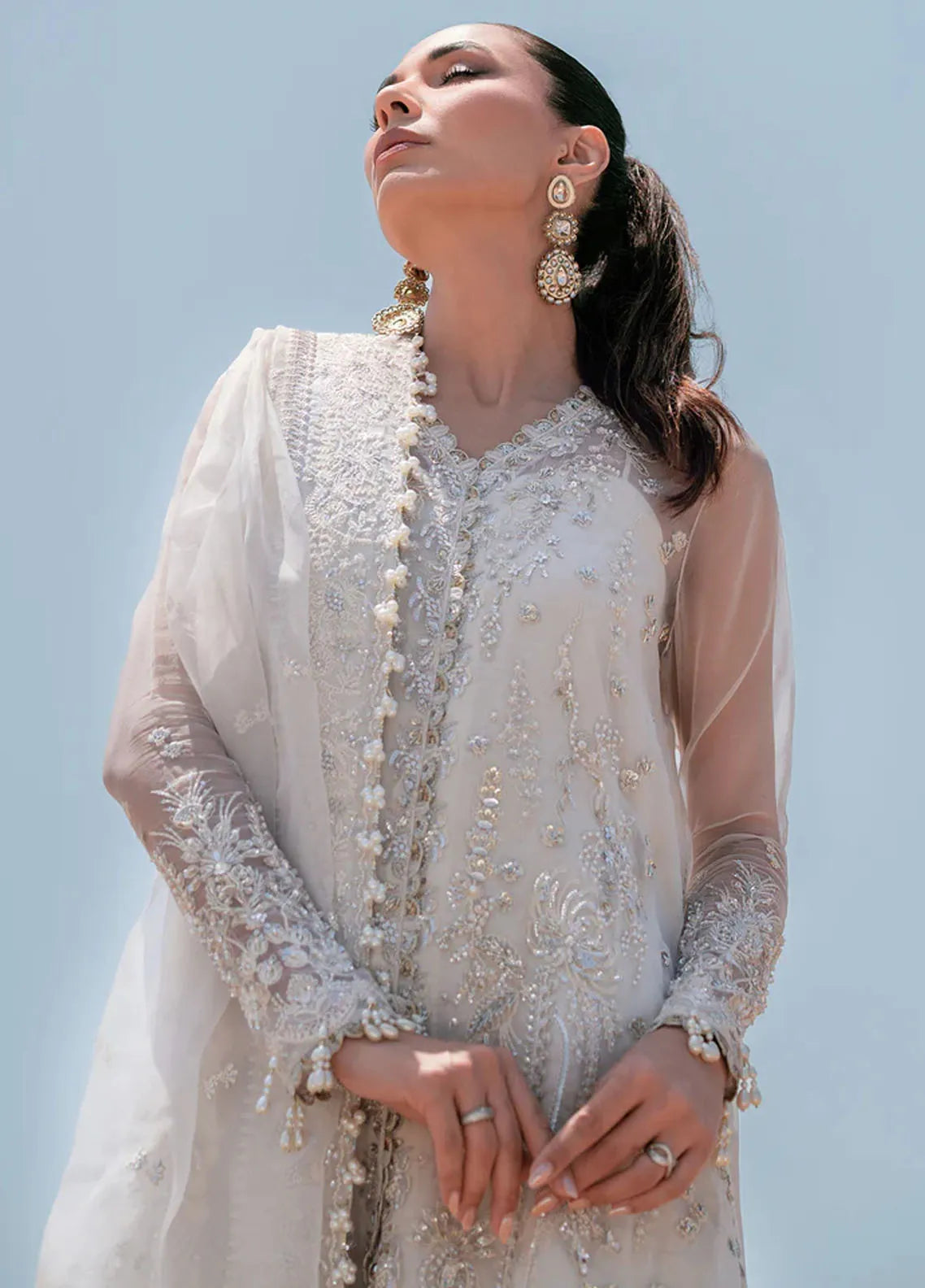 Kamari By Emaan Adeel Embroidered Organza Suit Unstitched 3 Piece Nova