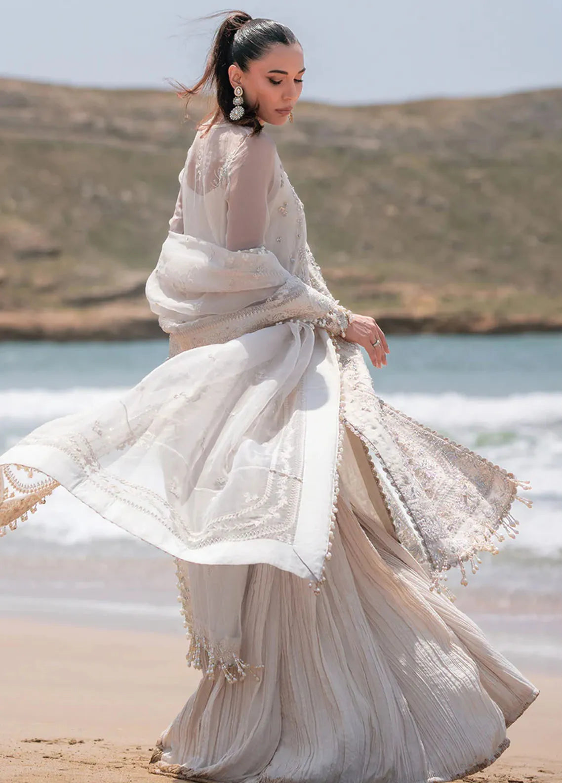 Kamari By Emaan Adeel Embroidered Organza Suit Unstitched 3 Piece Nova