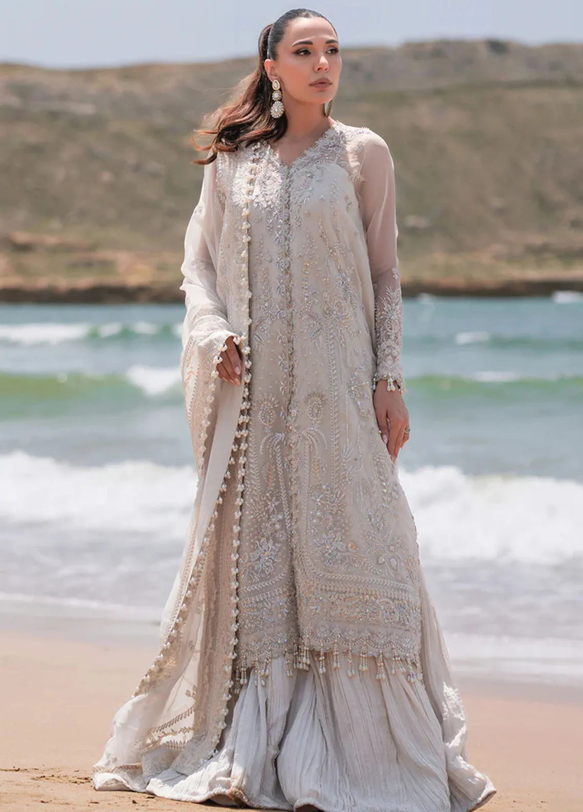 Kamari By Emaan Adeel Embroidered Organza Suit Unstitched 3 Piece Nova
