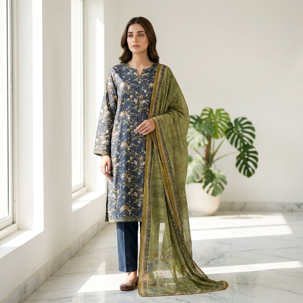 Bin Saeed Stitched Collection (Pret)  ACT112