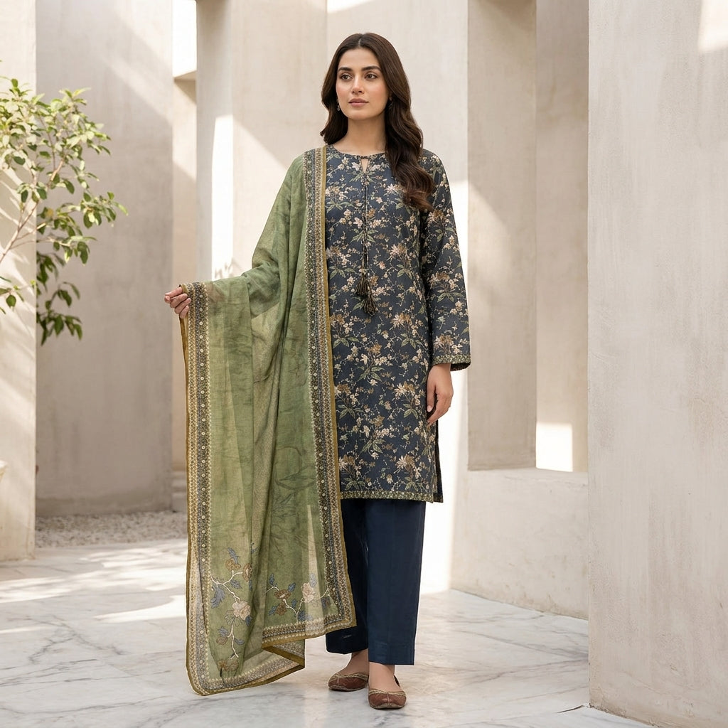 Bin Saeed Stitched Collection (Pret)  ACT112