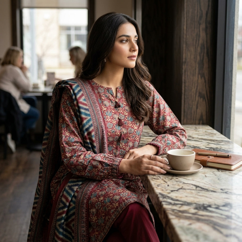 Bin Saeed Stitched Collection (Pret)  ACT111