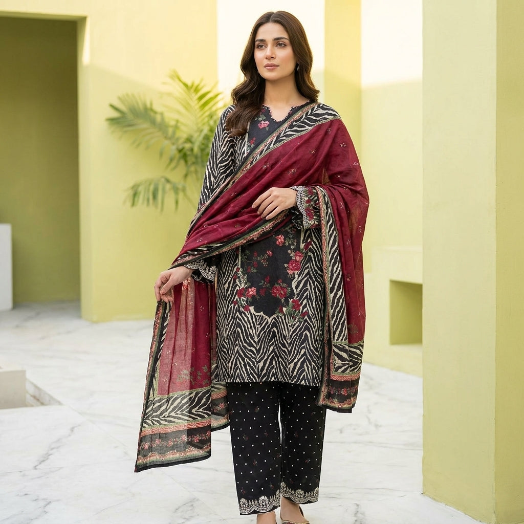 Bin Saeed Stitched Collection (Pret)  ACT108