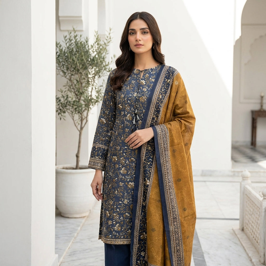 Bin Saeed Stitched Collection (Pret)  ACT114