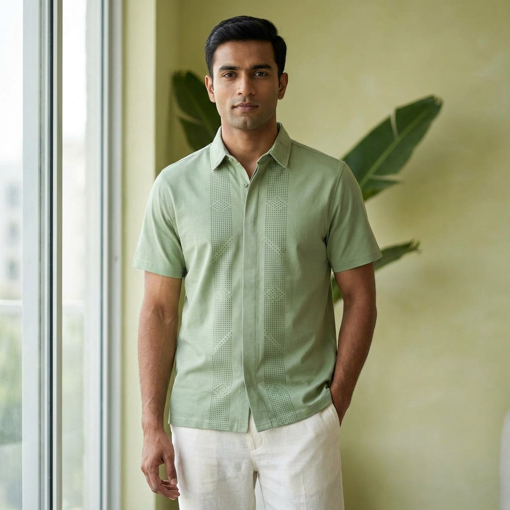INNER  LINES Basic Collar Polo T-Shirt  AT ACT MALL