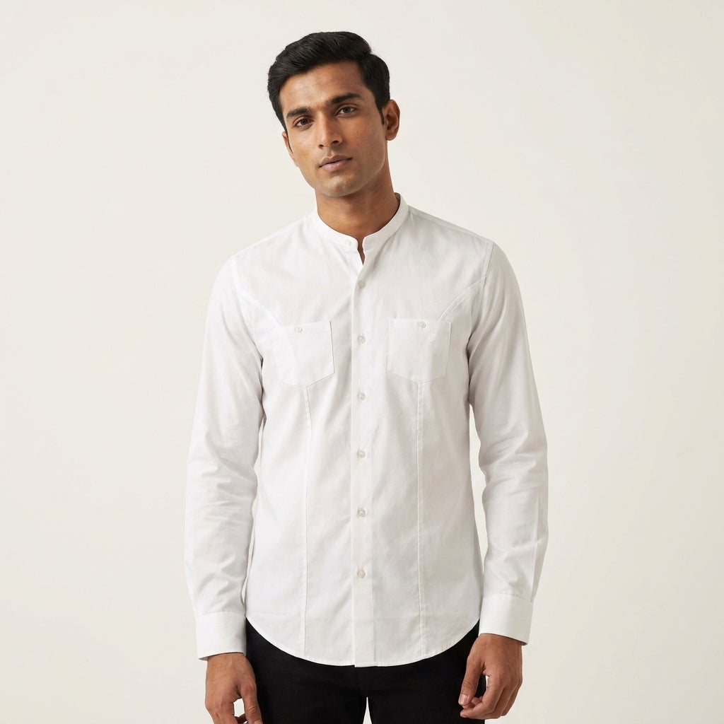 INNER  LINES Basic Casual Shirt   AT ACT MALL