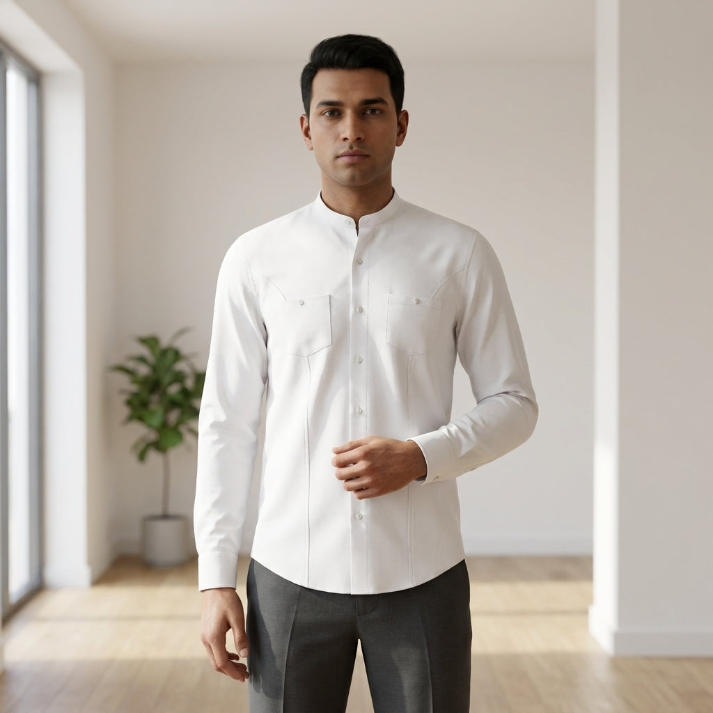 INNER  LINES Basic Casual Shirt   AT ACT MALL