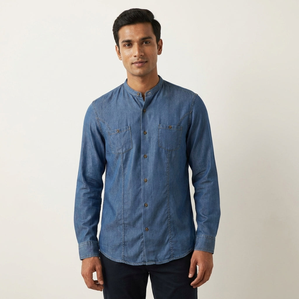 INNER  LINES Basic Casual Shirt   AT ACT MALL